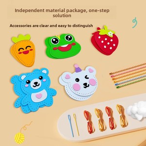 Kit de Costura de Fieltro para Niños con Etiqueta Privada Personalizada, Juguetes Montessori con Aguja de Plástico, Suministro al por Mayor para Niños - Product Image 3