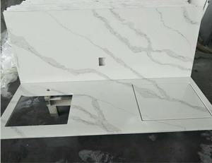 Macostone Bồn Rửa Đôi Đá Thạch Anh Bàn Trang Điểm Phòng Tắm Mặt Bàn Nhà Bếp Đá Cẩm Thạch Hiện Đại Mặt Bàn Quầy <span class=keywords><strong>Bar</strong></span> - Product Image 3