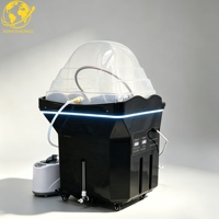 Bac à shampoing mobile pour soins capillaires, équipement de salon avec réservoir d'eau, circulation automatique de l'eau, température constante