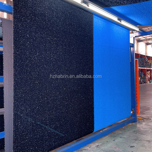 Tổng hợp 10mm mật độ cao ngoài trời thảm cỏ đặt màu xanh lá cây chống cháy Nhân Tạo Màu đen Cỏ không thấm nước PP + Net + SBR ủng hộ - Product Image 4