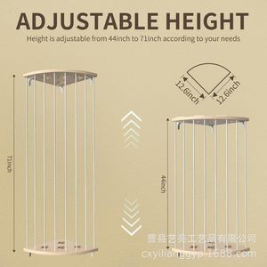 Étagère d'exposition transfrontalière en bois pour jouets en peluche, support de rangement pour poupées en peluche, étagère d'angle murale en bois - Product Image 4
