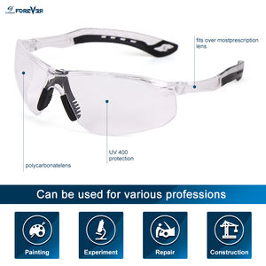 משקפי בטיחות יצרנים ברור עבודת בטיחות 100% v מגן אנסי z87 משקפי שמש לגברים ולנשים - Product Image 5