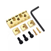Hot Sale 43mm Metal Guitar Tremolo Bridge Locking String Nut for Floyd Rose Tremolo Bridge, Gold
