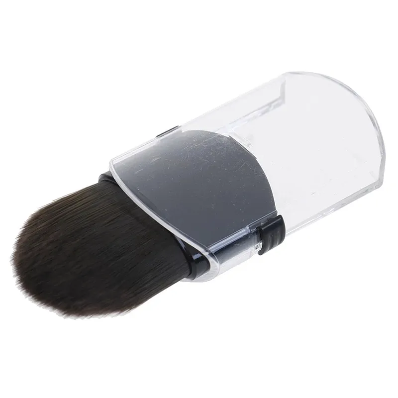 1PCS New Mini Small Telescopic Blusher Makeup Brush Portable Travel Soft Single Face Foundation Makeup Brush
