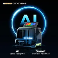 Machine de découpe de clés intelligente XC-TWINS avec reconnaissance IA et technologie de double découpe de précision 2026