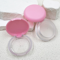 Vente en gros de boîtes à poudre compactes vides de 10 g, forme ronde, boîte à poudre pour fard à joues et fard à paupières, conteneur pour emballage cosmétique, logo personnalisé