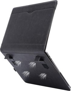 Soporte tipo folio de cuero PU para MacBook Pro Case 13/13.5/14/15/16 pulgadas Touch ID Laptop Sleeve Carpeta de archivos protectora para marca - Product Image 1