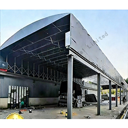 Auvent coulissant électrique, tente électrique à ouverture et fermeture électriques - Un parasol coulissant pliable, utilisé pour les toits sportifs - Product Image 4