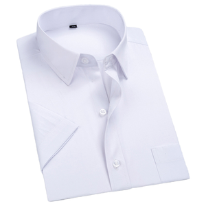 Custom Men's Stretch Button Front Print <b>Shirt</b> Breathable Woven Spring <b>Office</b> Wear Embroidered Logo Yarn Dyed Anti-Pilling - Product Image 3