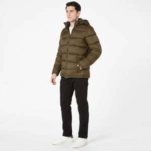 Blouson d'hiver matelassé imperméable pour homme 2026 avec capuche, style bulle, service OEM personnalisé, prix de gros OEM - Product Image 1