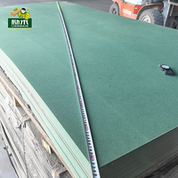Panneau MDF résistant à l'humidité imperméable de qualité professionnelle 18mm mélamine verte face pour meubles panneaux muraux armoires de cuisine