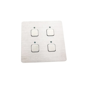 Tùy chỉnh 4-Key 2x2 Ma trận <span class=keywords><strong>LED</strong></span> chiếu sáng Vandalproof kiosk số kim loại bàn phím - Product Image 3