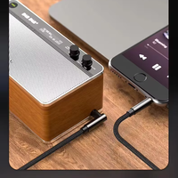 Câble audio auxiliaire 3,5 mm mâle-mâle, conducteur en cuivre nu, emballé, connexion voiture, ordinateur, téléphone portable, convertisseur, câble droit