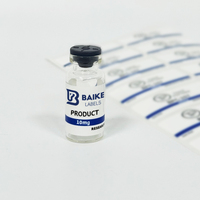 Étiquettes autocollantes personnalisées en vinyle brillant imperméable pour flacons de 3 ml, 5 ml, 10 ml, pour emballages cosmétiques