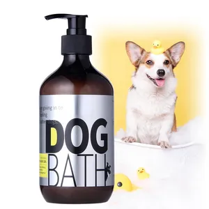 커스텀 도그 샴푸 개인 라벨 에코 친화적인 애완동물 샴푸 및 컨디셔너 도그 샤워 젤 미용 애완동물 샴푸 제품
