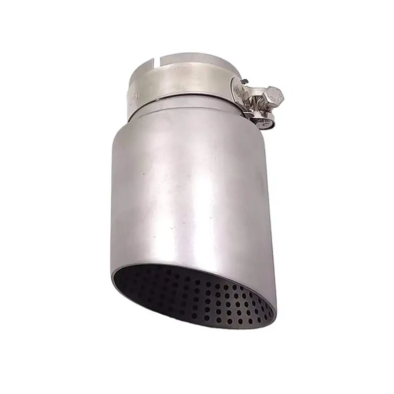 Exhaust muffler exhaust Tips phổ mô hình lưới thép không gỉ Muffler thích hợp cho Golf GTI