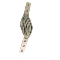 Barre omnibus tressée en cuivre étamé 500A 1000A pour connexion à la terre flexible