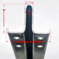 Rail de guidage en T pour ascenseur, plein ou creux, T45/A T50/A T70-1/A T89 T90 T125 DG, certifié ISO9001 Chine, garantie 3 ans