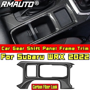 สำหรับ Subaru WRX 2022 ชุดแต่งตัวถังรถยนต์ สติ๊กเกอร์ตกแต่งแผงเกียร์ กรอบครอบตกแต่งภายใน แผงเกียร์ตกแต่ง - Product Image 1