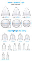 Máquina Adelgazante Cuatro en Uno con Ventosas para Levantamiento de Cuerpo/Glúteos y Masaje con Calor