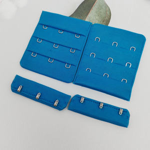 Bande de fermeture à crochets en nylon et acier inoxydable HH4K bleu, blanc, noir, 3 rangées, 3 crochets, pour couture, quilting, corset, soutien-gorge, danse de la Renaissance - Product Image 4