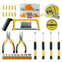 YaJin Perceuse Électrique Hybride Portable Multifonctionnelle avec Tournevis Manuel Inclus et Kit d'Outils
