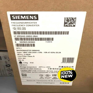 MICROMASTER 440 6SE6440-2AB22-2BA1, 2.2kW, 200-240V, 1AC, PLC - Product Image 6