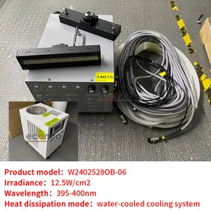 UV LED System UV LED light curing system for flexo/label printing 395nm Water Cycle Refrigeration-W2402528OB-06 Dual Lamp Head