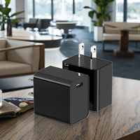 Süper Hızlı PD 25W Tip-C Adaptör QC3.0 Çıkış 5V Cep Telefonları, Dizüstü Bilgisayarlar, Tabletler ile Uyumlu ABD/AB/İngiltere/Avustralya Seyahat Adaptörü