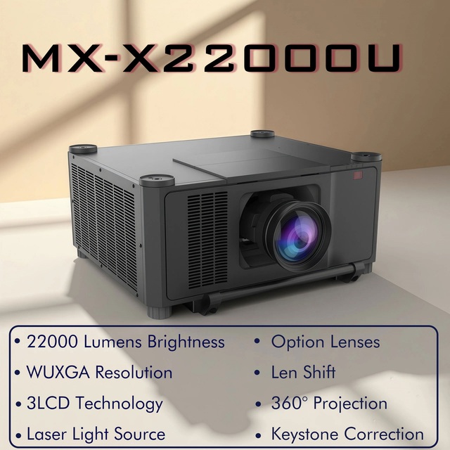 SMX 22000 Laser High Lumens Full HD Large Venue Outdoor Projector for 3D Mapping