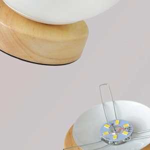 Modern Creative <b>Table</b> Lights Solid Wood Led Desk Lamps for Living Room Bedroom Bedside Indoor Lighting Fixture Decoration - Product Image 4