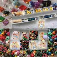Accessoires DIY en résine lumineuse Capibala, breloques gommeuses faites à la main, mignonnes, pour épingles à cheveux et décorations de chaussures, en sachet surprise