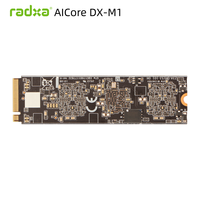 Chipboard Radxa Aicore Dx-m1, modul akselerasi Ai, Dx-m1 Deepx, 25 atasan, 4gb Lpddr5 Ram efisiensi energi luar biasa