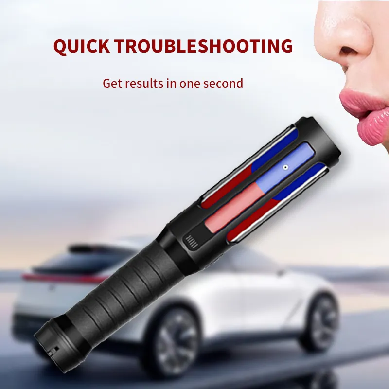 Best Accuracy Fuel Cell Type Blow Alcohol Tester Quick Alco Digital Breathalyzer Alcohol Detector Breath Alcohol Tester