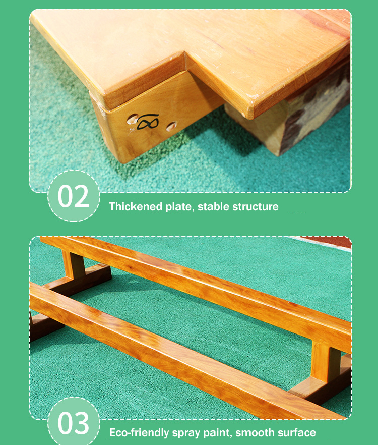 Small Size Kids Wooden Outdoor Playground Multifunction Outdoor Amusement Park Wooden Equipment For Children