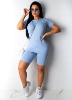 Robe deux pièces pour femmes, vêtements pour femmes européens et américains, nouvelle mode, ensemble deux pièces uni, S0028