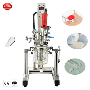 Laboratory Explosion-Proof Double-Layer Vacuum Homogenizing Emulsifier Cosmetic Cream Lotion <b>Jacketed</b> Homogeneous Mixing Machine - Product Image 2