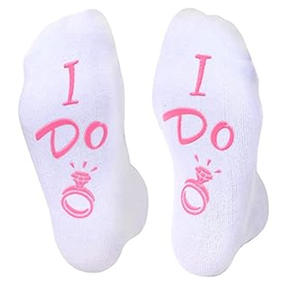 Couple Funny <strong>Socks</strong> Cotton Ring <strong>Bride</strong> and Groom Engagement Wedding Gift Mid-tube <strong>Socks</strong> Crew Grip <strong>Socks</strong> - Product Image 4