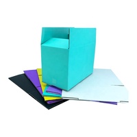 Boîte postale en papier ondulé personnalisée pour bijoux, boîte d'expédition pour bijoux, emballage pour l'expédition