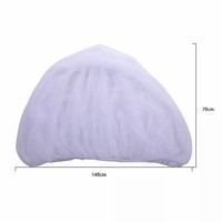 Moustiquaire de lit en polyester à usages multiples pour poussette de bébé