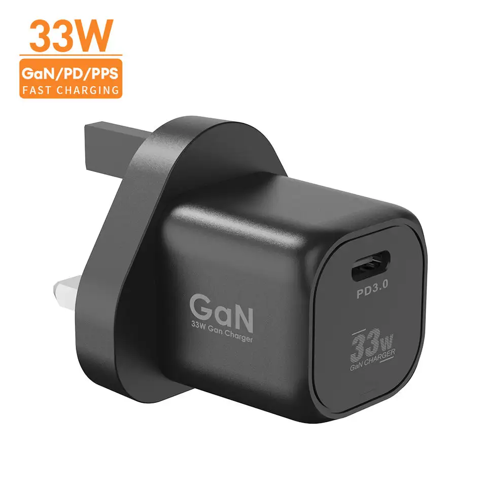 Vina GaN Tech 33W PD3.0 PPS Fast Charger Adapter USB C PD Wall Charger for Mobile Phone for xiaomi charger 33watt