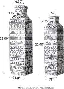 Florero de metal ligero de calidad superior con revestimiento a prueba de óxido perfecto para exhibición de flores frescas o artificiales de la India - Product Image 6