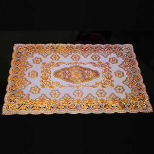 แผ่นรองจานลูกไม้ไวนิลรูปไข่ขนาด30*46ซม. ดีไซน์ใหม่2023 - Product Image 6