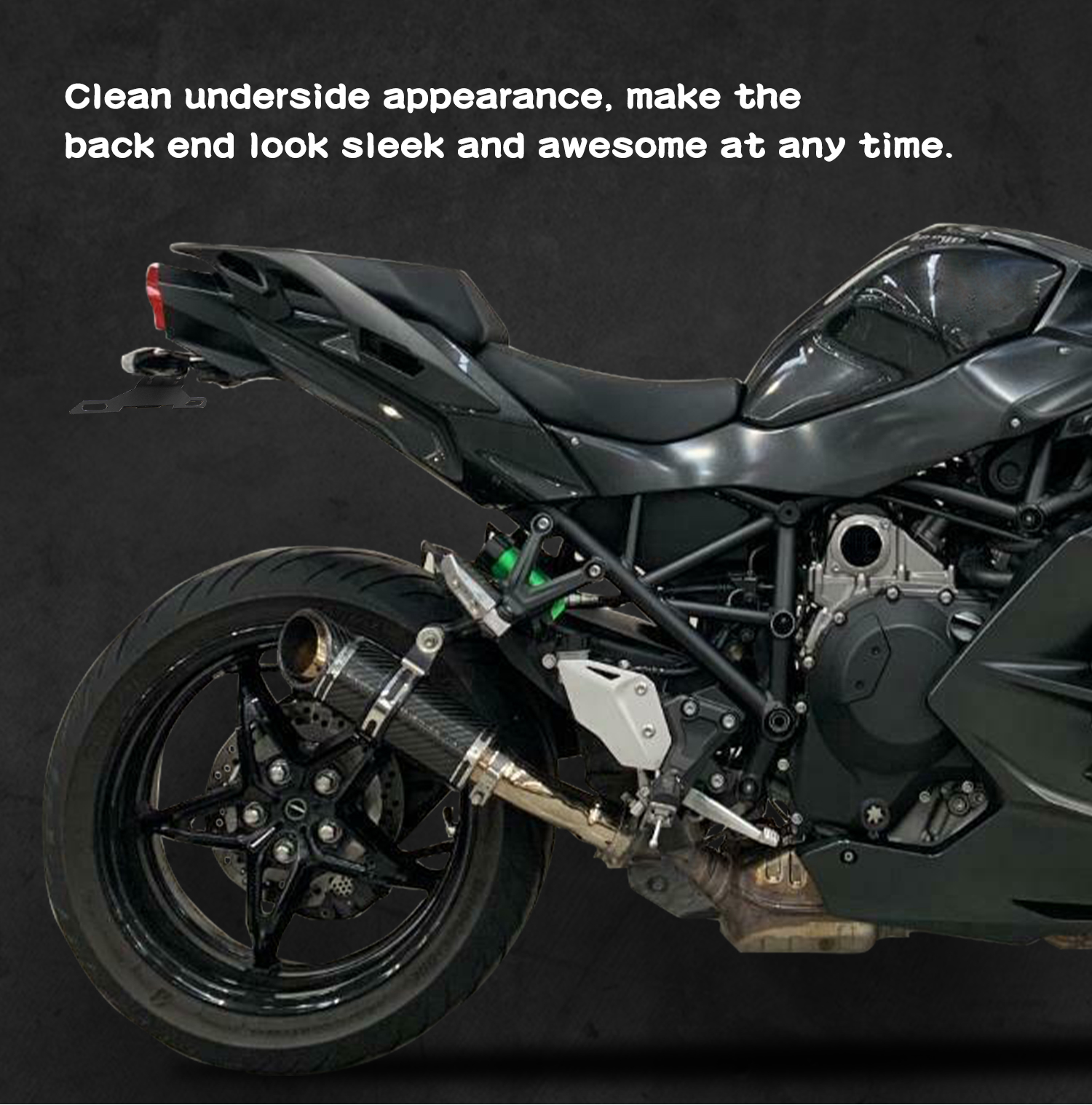 XXUN Motorcycle Parts - Tail Tidy Kit for Kawasaki H2 SX