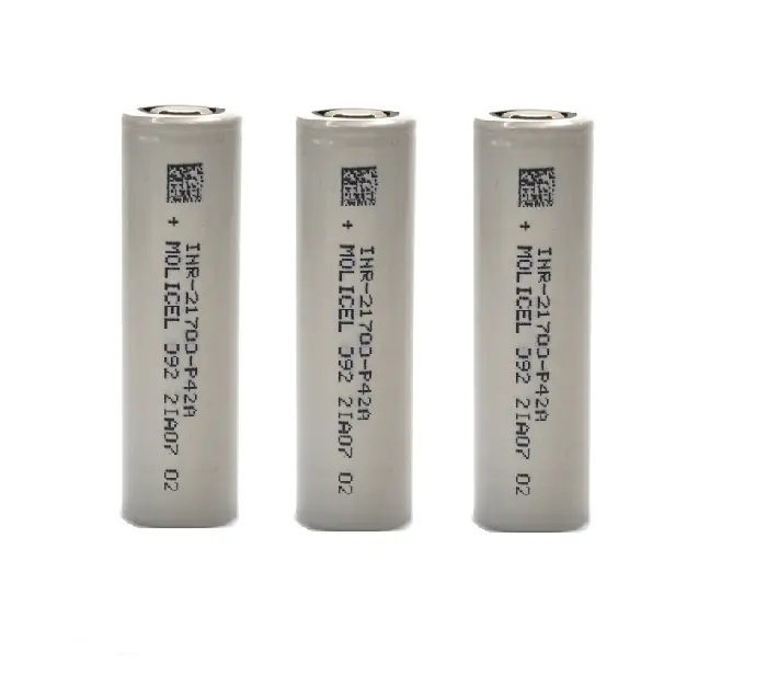 Tin tức ban đầu molicel p42a 3.7V 4200mAh pin lithium molicel 21700 p42a pin và bộ sạc p26a m35a Pin cho Ebike