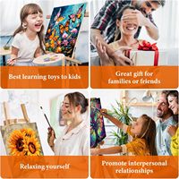 Kit de peinture acrylique pour adultes SONGWOO ART, cadeau, décoration murale pour la maison, peinture par numéros pour adultes