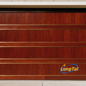 LONG TAI Vente en gros <span class=keywords><strong>Porte</strong></span> <span class=keywords><strong>de</strong></span> <span class=keywords><strong>garage</strong></span> en bois massif moderne à bon <span class=keywords><strong>prix</strong></span> avec ascenseur <span class=keywords><strong>motorisée</strong></span> 9x8 en bois à deux volets personnalisée bon marché - Product Image 4