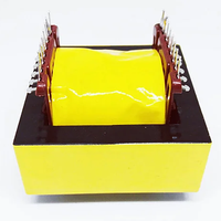 EE55 Transformator Papan Adaptor Vertikal Frekuensi Tinggi 50W hingga 500W untuk Lampu Input 110V Output 380V 240V 36V RoHS