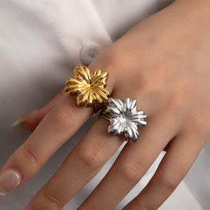 Anillos de promesa versátiles de moda para mujer Anillo de plata y oro rosa de moda Compras para joyería Estilo de <span class=keywords><strong>Instagram</strong></span> en línea - Product Image 4