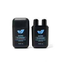 Inhalateur nasal Jujuyn à la menthe poivrée et au menthol avec double orifice, aromathérapie pour l'énergie